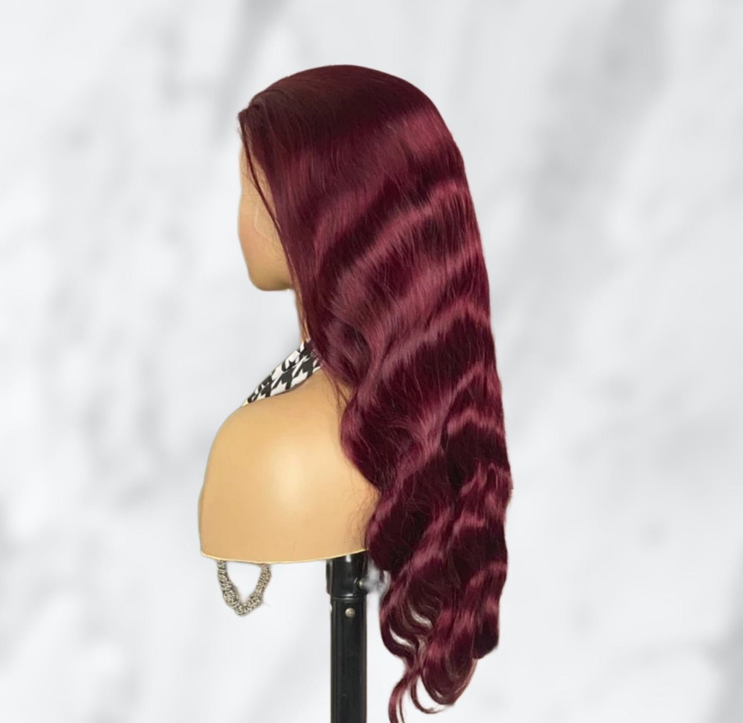 Karen's Hair 180% Density | 99j Wig Body Wave Lace Front Wig 13x4 Hair Wig