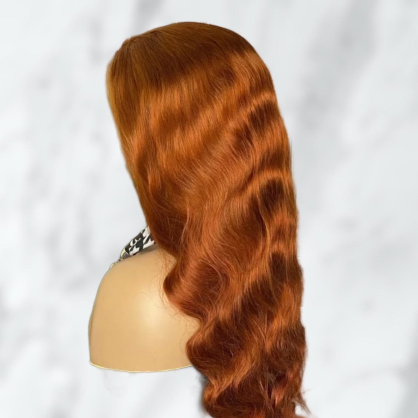 Karen's Hair 180% Density | Ginger #350 Human Hair Wig 13x4 Lace Front Wig Body Wave Hair